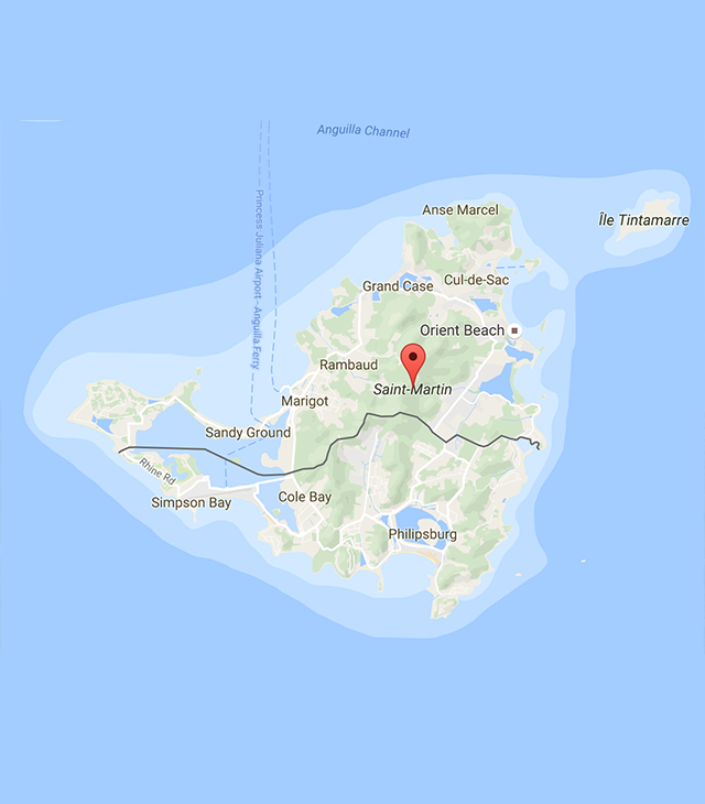 St Maarten - Map 2 - Dreamy Weddings